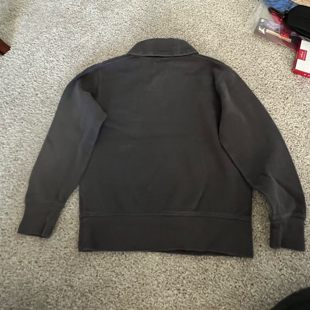 🔘GAP: Boy size M, charcoal pullover sweater w/buttons & front pocket, preowned🔘 - Picture 10 of 10
